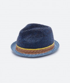 Striped Braid Trilby